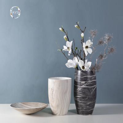 China Hoof Design Minimalist Unique Marble Vase For Living Room Home Ornament Decor Vase Decorative Vase for sale