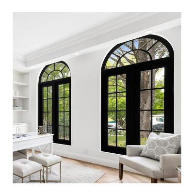 China Magnetic Screen Australia As2047 Standard Aluminium Double Glazed Two Leaf Casement Window French Casement Window With Mosquito Net for sale