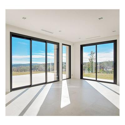 China Waterproof As2047 Australian Standards Aluminium Electric Windows And Doors Commercial Exterior Swing Door Aluminium Sliding Door for sale