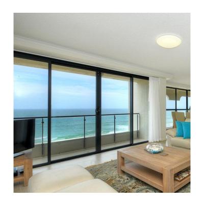 China Sound Insulation Residential Aluminum Stacking Balcony Aluminum Sliding Doors 4 Panel Glass Patio Sliding Doors For Balconies for sale