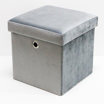 China Foldable/Storage Reatai Felt Cloth Folding Storage Box For Cloth Quilt Closet Organizer Storage Cube Box With Lid for sale