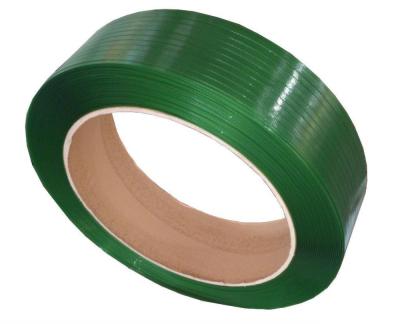 China Wrapping Machine Pet Strapping Band, Green Pet Straps With Embossed, Pet Strap With Smooth for sale