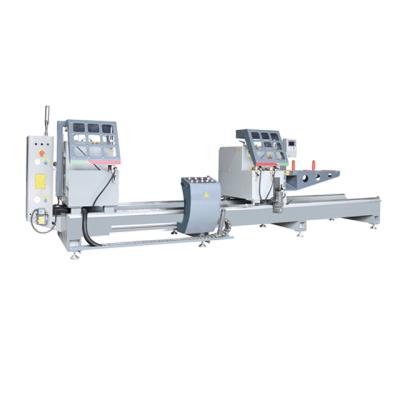 China Factory PVC Window Frame Making Machine / PVC Window Profiles Double Miter Saw for sale