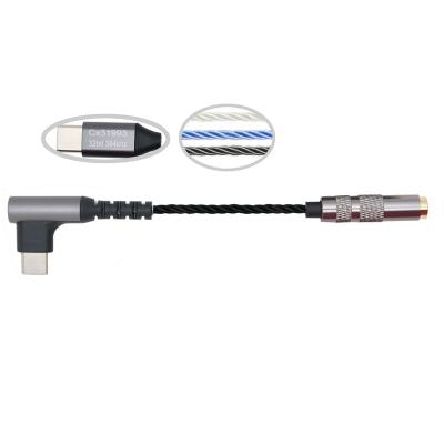 China cx31993 microphone cable usb type-c to 4.4mm balanced adapter cable for sale