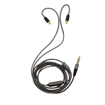 China A2DC connector hot sale promotional EMI earphone custom cable for A2DC EMI earphones for sale