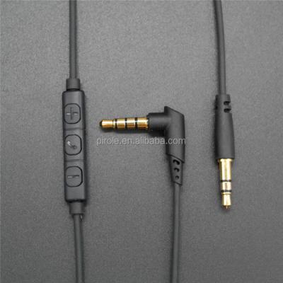 China aux cable Hot Sale 3.5mm Pirole Multimedia Jack 4 Pole Earphone With Voice Control for sale