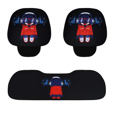 China All Weather Easy-to-Clean Pads: Cartoon Car Cushion 3 Piece Set, Universal Car Seat Protector for sale