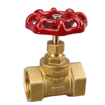 China OEM DN25 Brass Control Valve Stop Valves Brass Overall Valve for sale