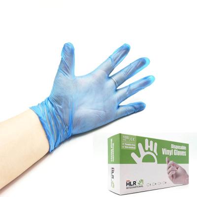 China Blue PVC Hand Protection Dusting and Dishwashing Kitchen Gloves Household Glovelastic Gloves Outdoor Cleaning Gloves for sale