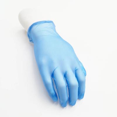 China House Cleaning Most Popular Product Blue 100 Pcs / Box Nitrile Protective Gloves Powder Free Food Gloves for sale