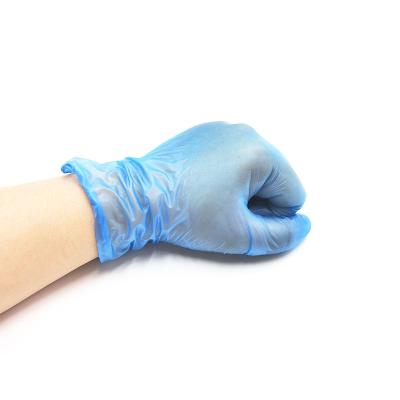 China Clearning High Performance Food Gloves Household Stabilized Foods Wholesale Custom Blue Vinyl Gloves for sale