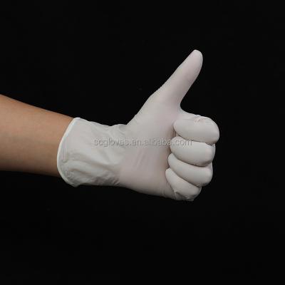 China White 100 Color Industrial Gloves Clearning Maker Powder Latex Industrial Latex Gloves / Kitchen Free Home Food Box for sale