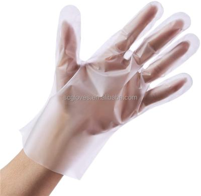 China Daily Life\Food Grade Hand Stripe China Food Hospital Medica Hybrid Eco Friendly Black Hard Disposable Plastic Gloves Transparent Black Work Hard Disposable Gloves for sale