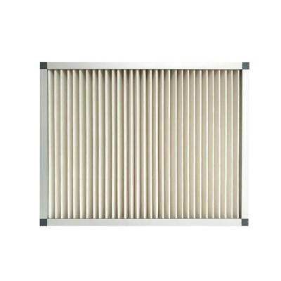 China Supital Direct Selling Efficiency Aluminum Filter Impurities Cleaning Equipment Replace Frame Aluminum Dish H12 Air Purifier Coarse Hepa Filter for sale