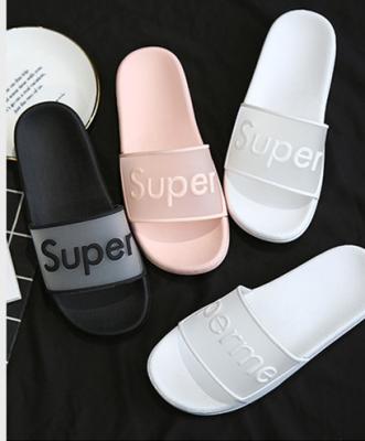 China Lightweight Fashionable Home Transparent Bed Non Slip Slippers For Women for sale