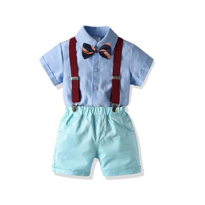 China ENGLAND STYLE ENGLAND STYLE kids fashion outdoor children clothing sets summer clothing sets toddler boy suits babies boy gentleman clothing sets for sale