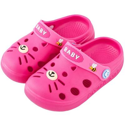 China Waterproof Comfortable Girls Kindergarten Platform Waterproof Sandals Kids Clogs Unisex Kids Unicorn Rainbow Sandal Clogs for sale