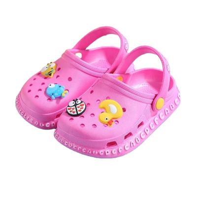 China Wholesale Waterproof PVC Kids Sandal Beach Waterproof Garden Shoes Amazon Latest Hotsale Cheap Child Slides Sandals Clog Cute Cartoon Kids Slipper for sale