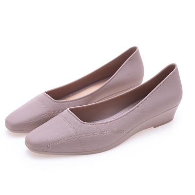 China Wholesale Waterproof Shoes Waterproof Sandals New Women With Square Toe Slip On Pointed Toe Heel Headed Shoes Women Dress for sale