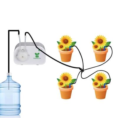 China Automatic Plant Watering System Indoor Garden Self Watering Timer Irrigation Controller Hydroponic Irrigation System for sale