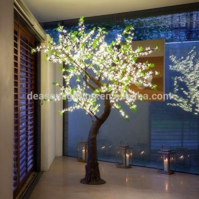 China Indoor and outdoor led artificial cherry blossom tree light for sale