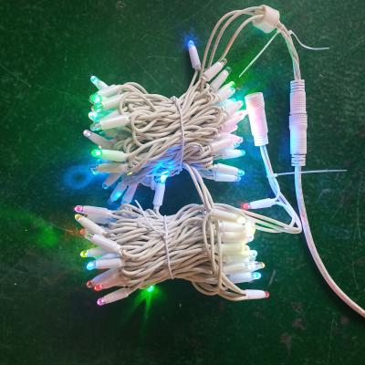 China Outdoor Decoration Cable String RGB Rubber Lights for sale