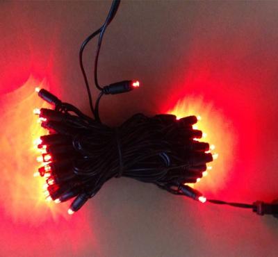 China 22 Gauge Green/White/Black String 100 Wire 5mm Lights for sale