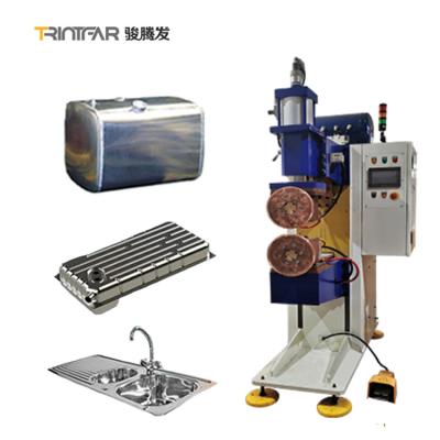 China 50KVA AC Resistance Rolling Seam Automatic Vertical Welding Machine Welders For Dustbin for sale