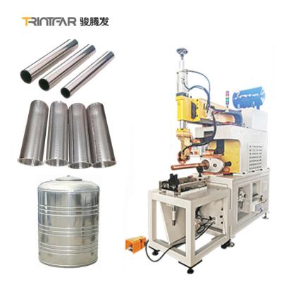 China Longitudinal Seam Welder Kitchen Tank Longitudinal Welding Machine 200KVA for sale