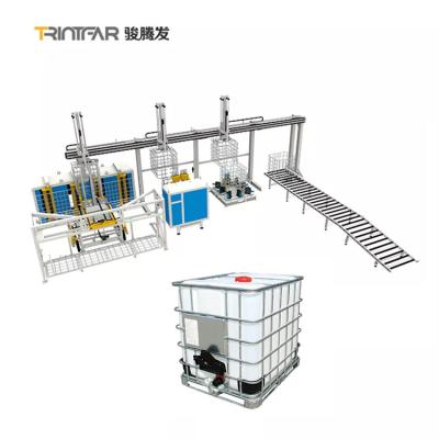 China Soldadores de aço inoxidável tubulares da máquina de soldadura da gaiola do fio do tanque de um Ibc de 1000 litros à venda