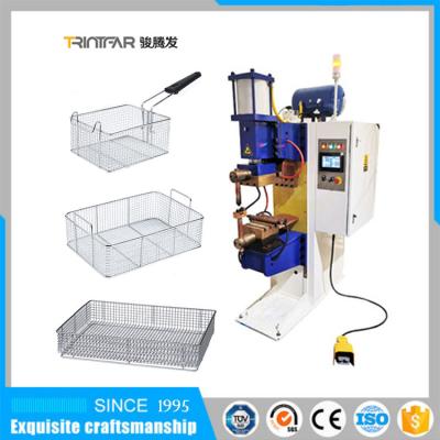 China Carbon Steel Wire Mesh Spot Welding Machine 2+2MM Stainless Steel Spot Welder for sale