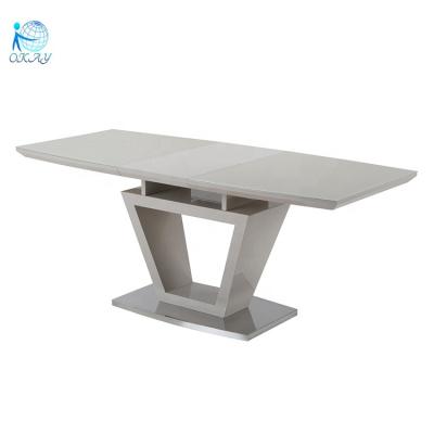 China Factory price modern extendable dining table room table extendable dining table for sale