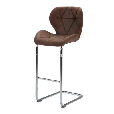 China Okayfurniture 2020 Modern Hot Sale Product PU Leather Chair With Chrom Metal Tube Leg for sale