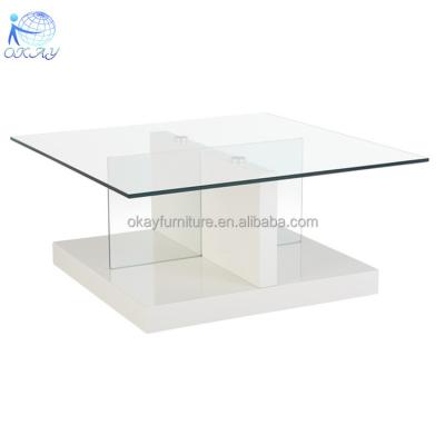 China Modern simple modern ware glass coffee table for sale