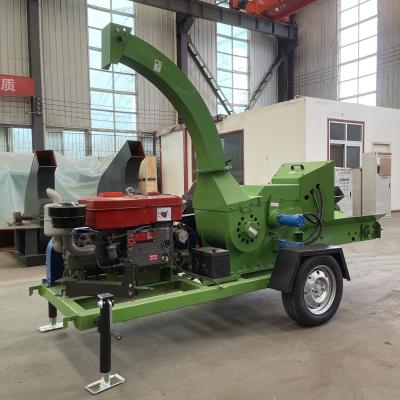 China 25/32/55hp Diesel Engine Tree Grinder for Wet/Dry Waste Wood Shredding and Grinding for sale