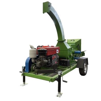 China Greening Made Easy 55hp Diesel Powered Branch Crusher for Crushing Biomass Waste Wood for sale