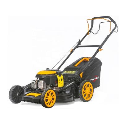 China Self Propelled 20inch Petrol Cordless Lawn Mower 170cc 3200w Grass Cutting Machine for sale