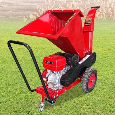 China Multifunktioneel handpush mini boomcrusher voor 130x45x100cm boerderij bosbouw taken Te koop