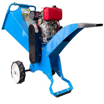 China 170f 212cc Gasoline Branch Crusher 1-6mm Wood Chipper for Farm Forestry Machinery for sale