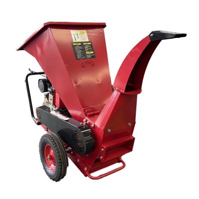 China Mini Move Wood Shredder 15HP 192f Gasoline Engine Branch Crusher Voor Bosbouwboomgaard Te koop