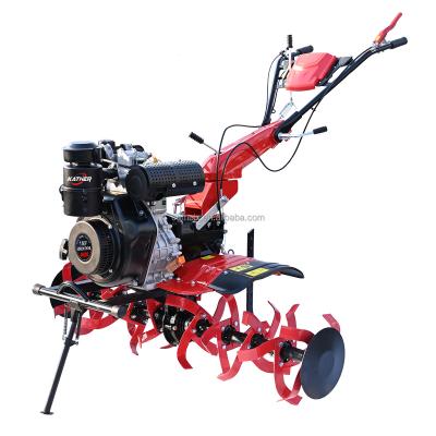 China 7/9/12/15hp Diesel Power Tiller Walking Tractor for Household in Agricultural Farm for sale