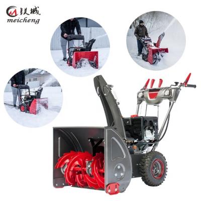 China MEICHENG Commercial Hand push Snow Blower with Electric Start and Sweeping Function for sale