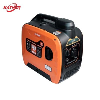 China Recoil Start Portable 1.8kva 2kva Ac Gasoline Generator for Inverter Alternator Power for sale