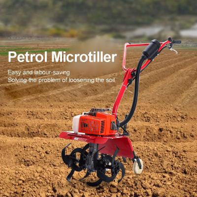 China Rototiller de relajación de la tierra de gasolina Mini Tiller eléctrico para pequeños jardines y granjas en venta