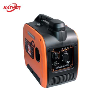 China 98cc Recoil Start 230v 2kw Inverter Generator 2000w Gasoline Silent Inverter Ac Generator for sale