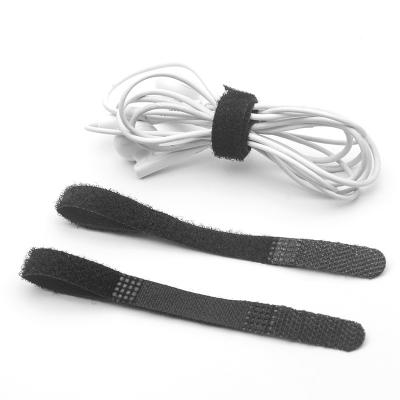 China Nylon Custom Velcro Hook And Loop Cable Tie With Logo for sale