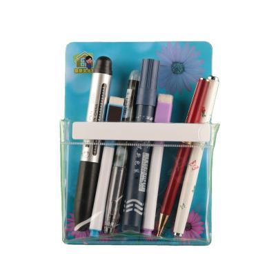 China Letter Storage Promotional Soft Pocket Magnetic Pen Holder 12*16.5cm for sale