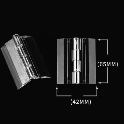 China Clear Acrylic Plastic Box Hinge For Cabinet Drawer for sale