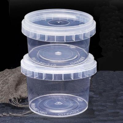 China Eco-friendly Round Soup Cups Food Grade Material Plastic Microwave Oatmeal Food Box PP Lunch Take-Out Container With Tamper-Proof Closure for sale