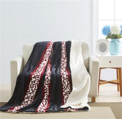 China China Factory Wholesale Super Soft Anti-pilling King/Queen Size Flannel Throw Blankets For Winter Season for sale